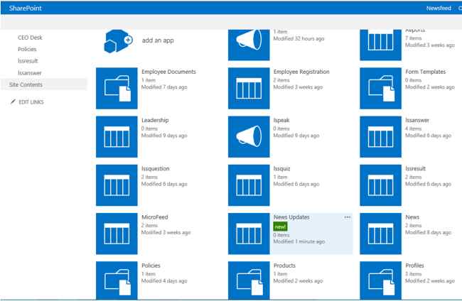 Create a custom list